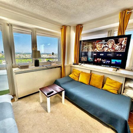 Sun Clima/Ac Metro X2 Fast Wifi 500 Mbs 70'Tv Netflix Appletv Hbo Daire Varşova Dış mekan fotoğraf