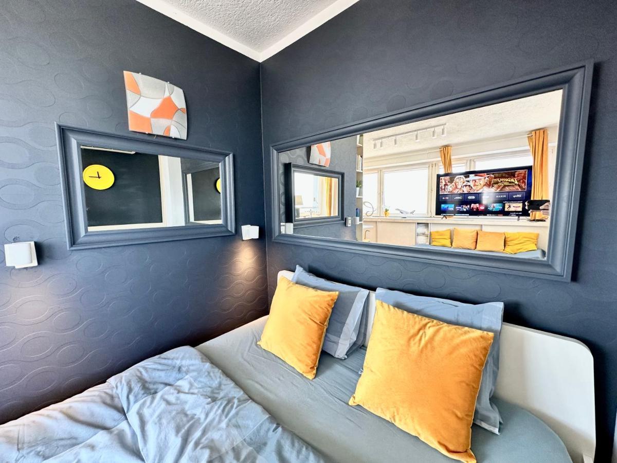Sun Clima/Ac Metro X2 Fast Wifi 500 Mbs 70'Tv Netflix Appletv Hbo Daire Varşova Dış mekan fotoğraf