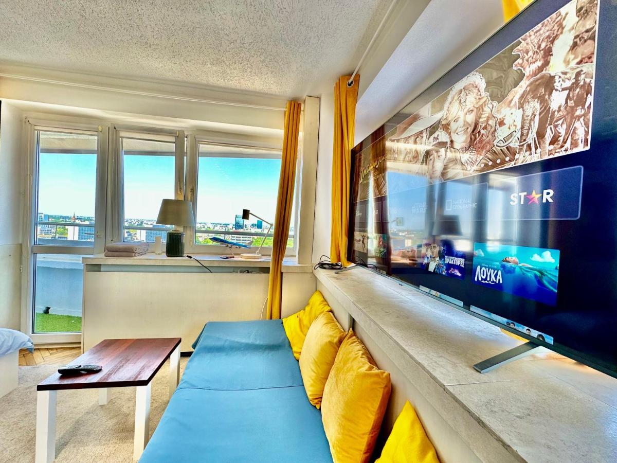 Sun Clima/Ac Metro X2 Fast Wifi 500 Mbs 70'Tv Netflix Appletv Hbo Daire Varşova Dış mekan fotoğraf