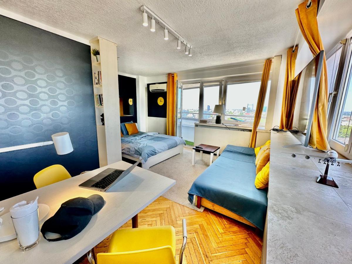 Sun Clima/Ac Metro X2 Fast Wifi 500 Mbs 70'Tv Netflix Appletv Hbo Daire Varşova Dış mekan fotoğraf