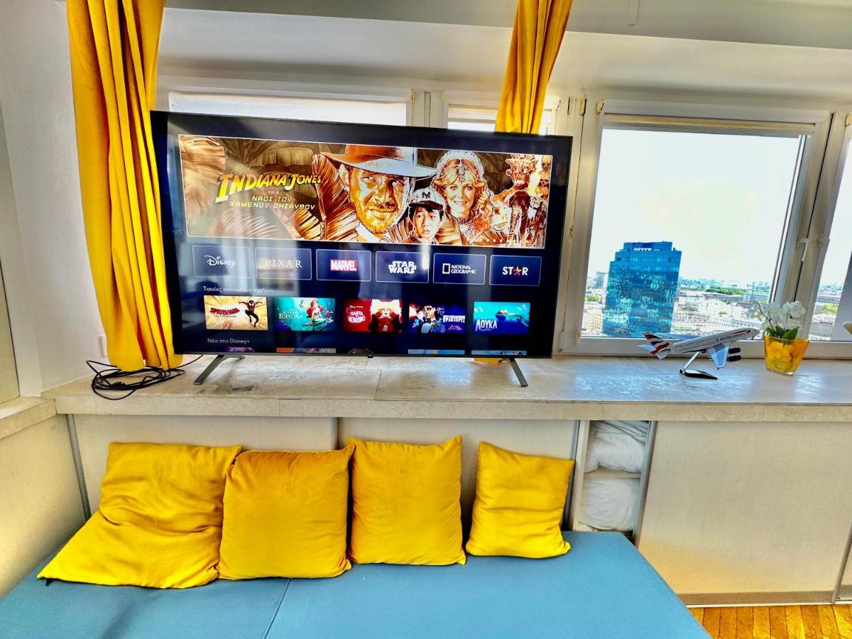 Sun Clima/Ac Metro X2 Fast Wifi 500 Mbs 70'Tv Netflix Appletv Hbo Daire Varşova Dış mekan fotoğraf